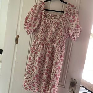 Floral Puff Sleeve Universal Thread Dress Size XL GUC